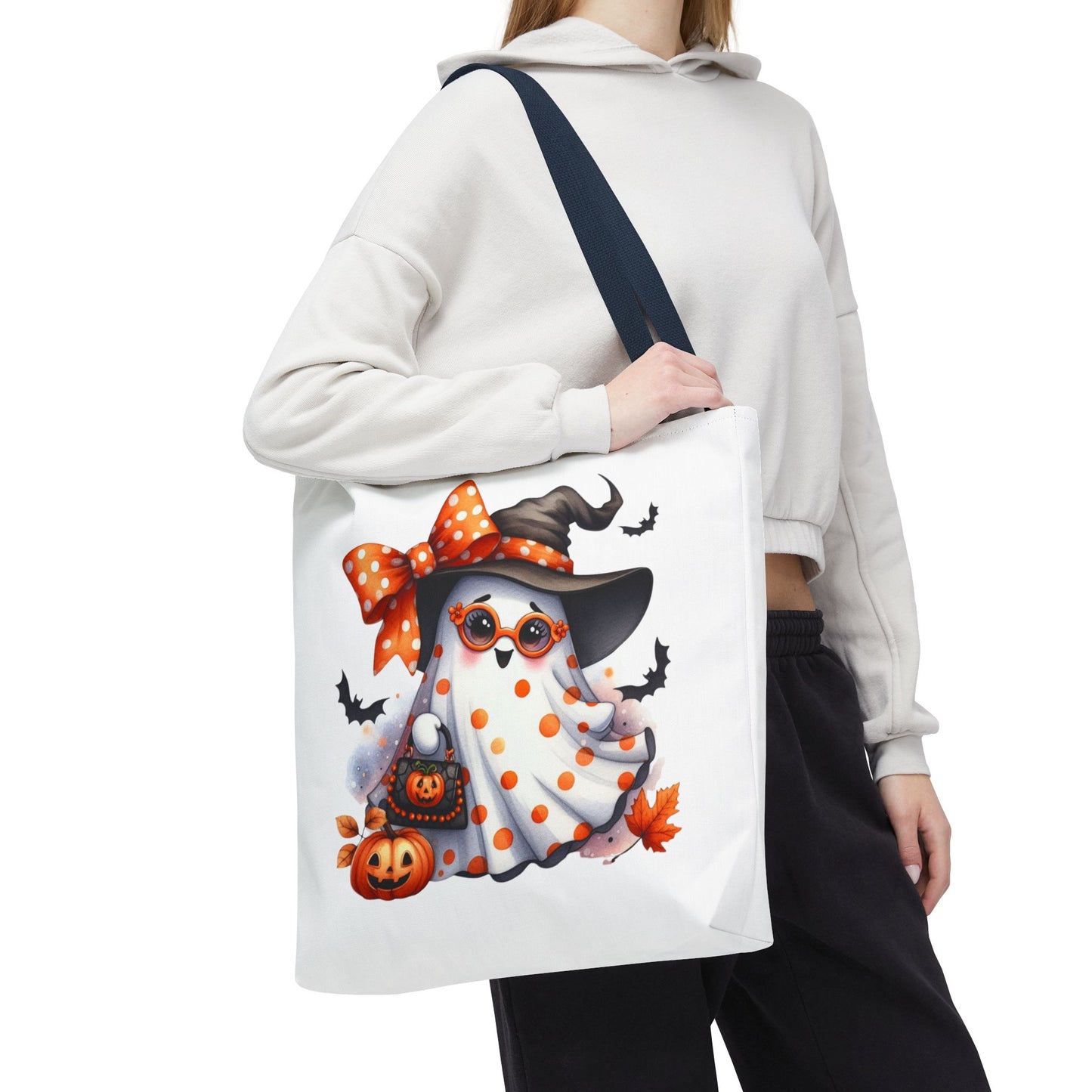Whimsical Halloween Ghost Tote Bag