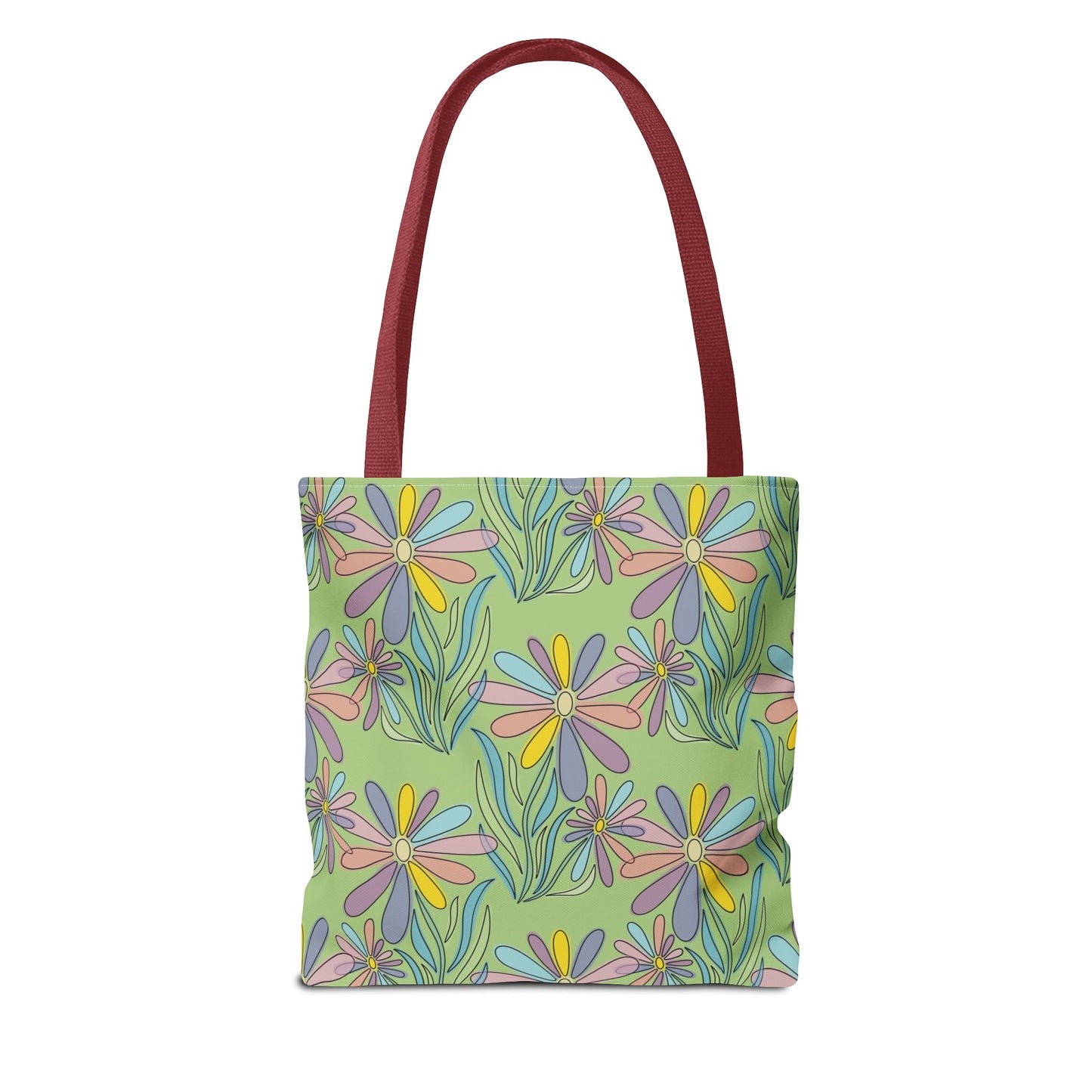 Floral Pattern Tote Bag, Gift for Garden Lovers