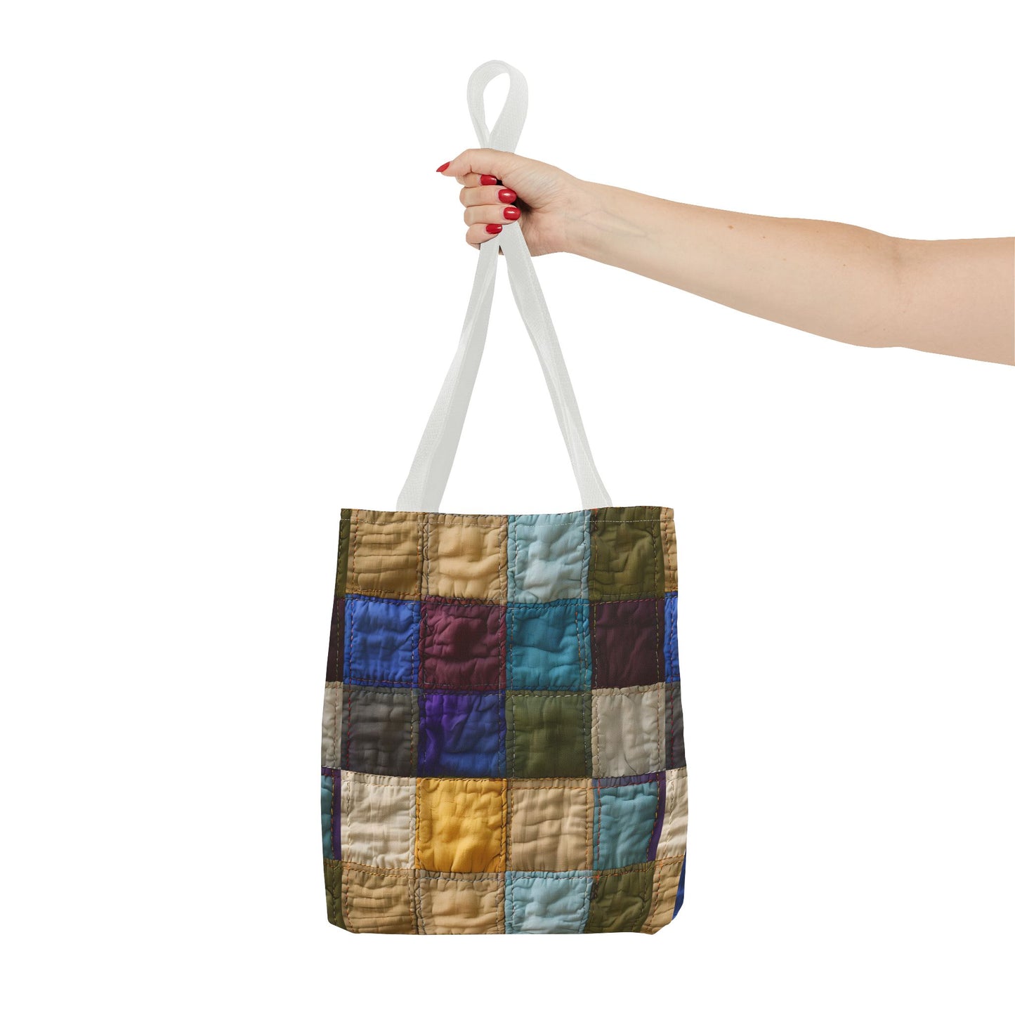 Colorful Patchwork Tote Bag, Stylish & Functional Carryall for Everyday Use