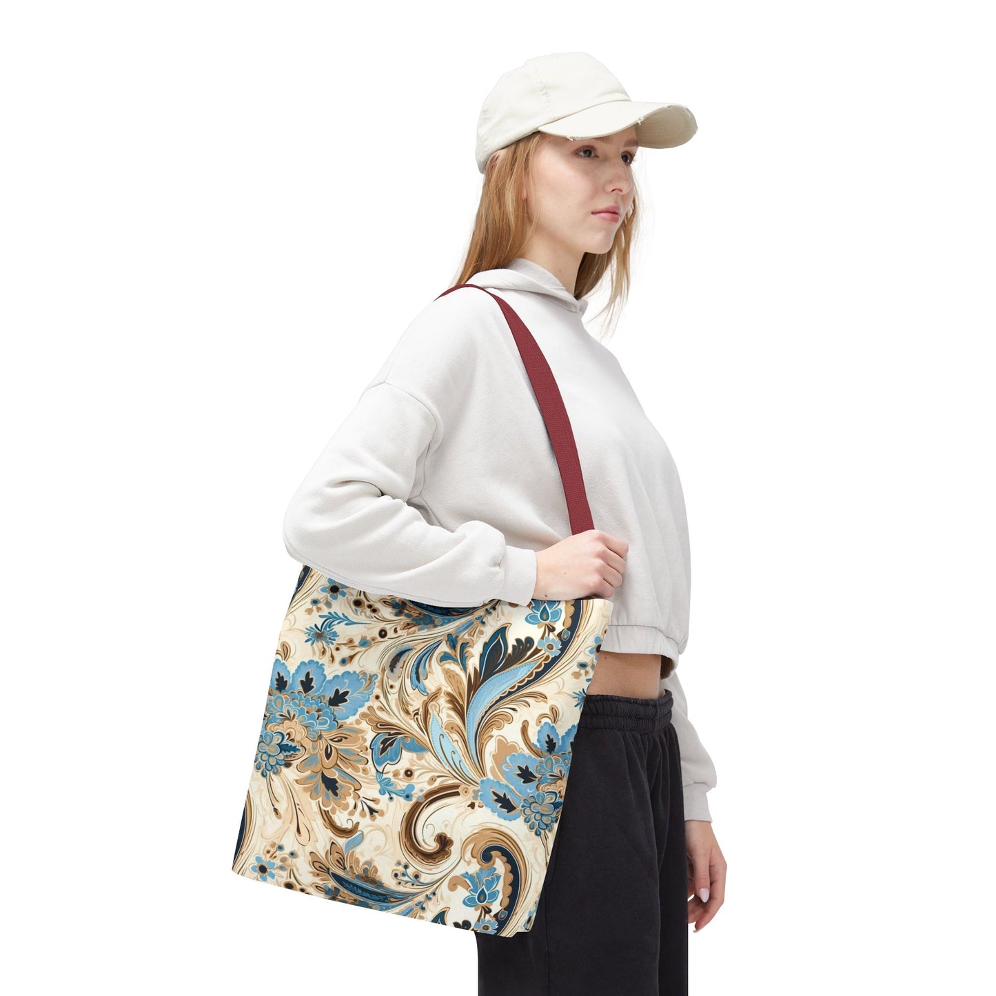 Elegant Floral Tote Bag