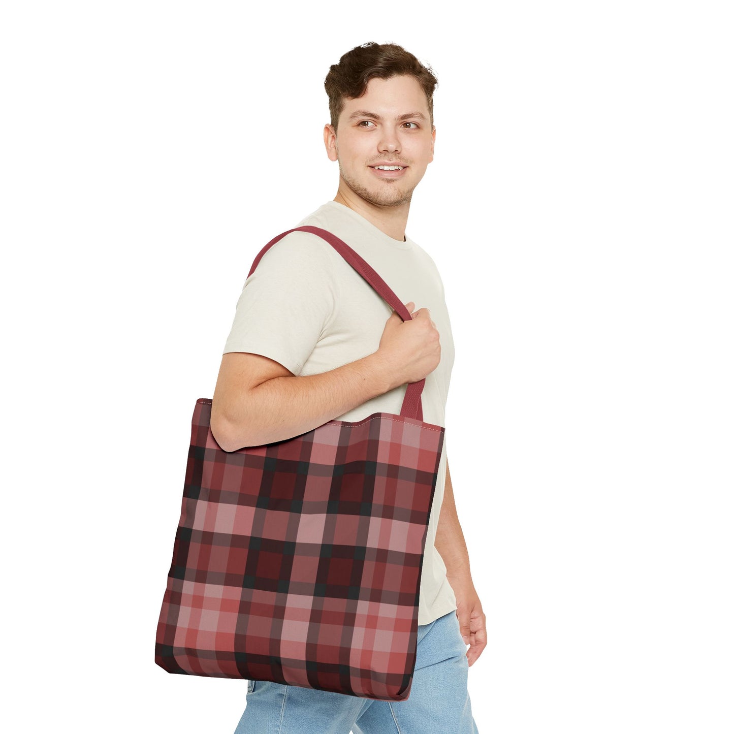 Cozy Plaid Tote Bag, Perfect for Fashionistas