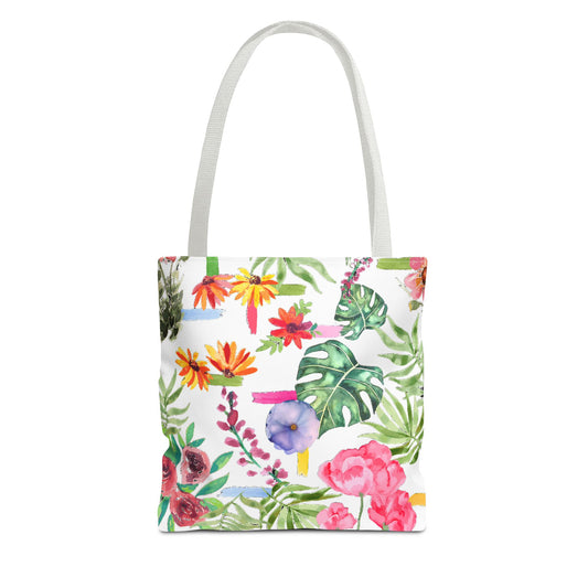 Floral Print Tote Bag