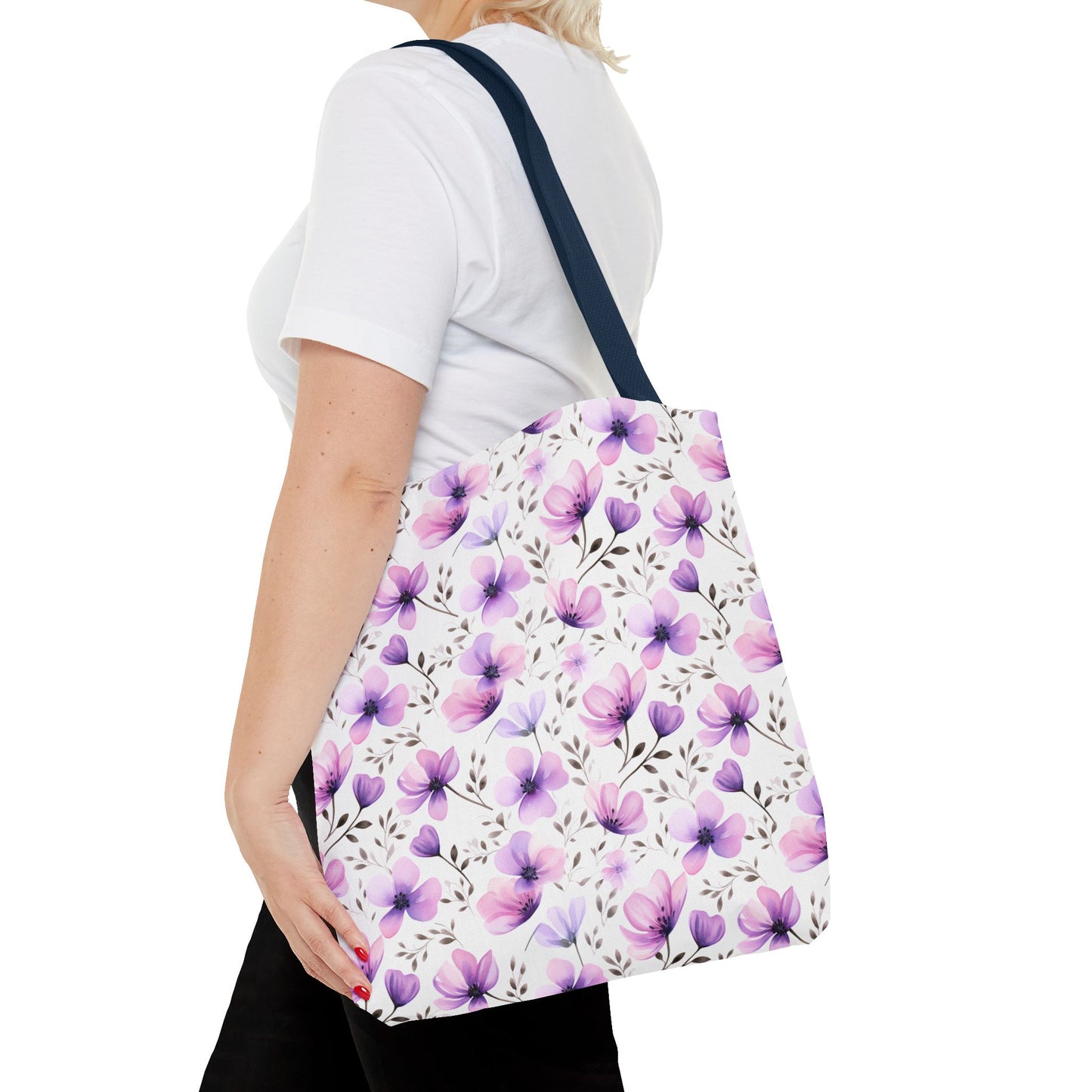 Watercolor Floral Tote Bag