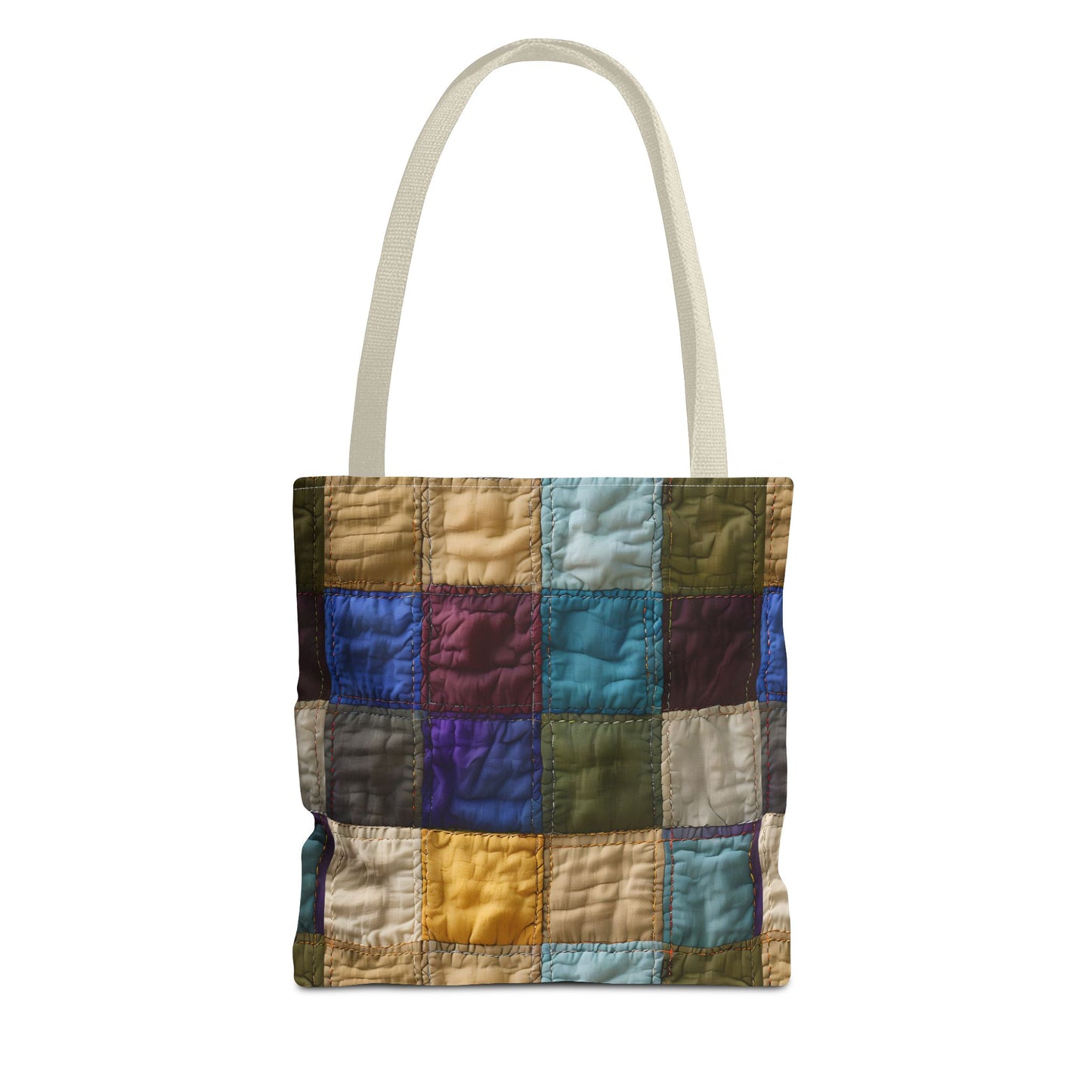 Colorful Patchwork Tote Bag, Stylish & Functional Carryall for Everyday Use