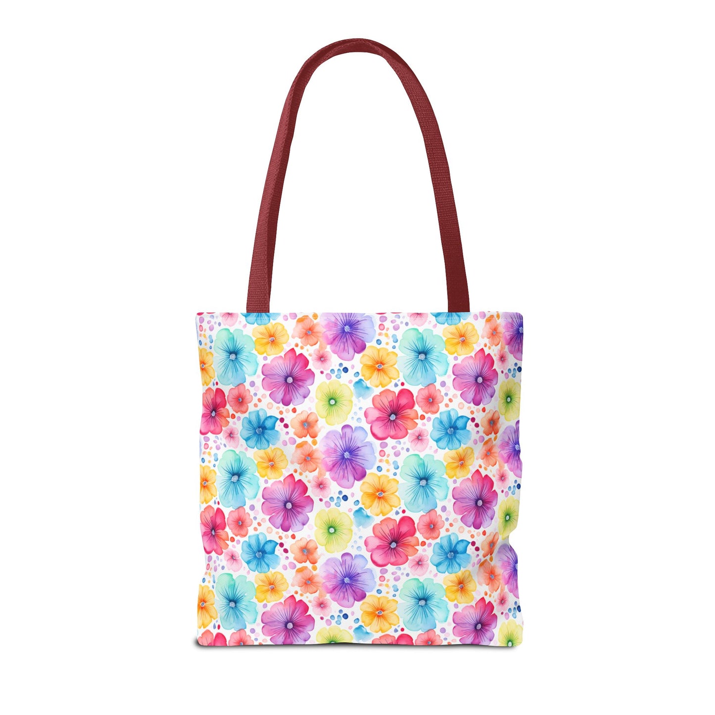 Vibrant Floral Tote Bag, Perfect Gift for Mother's Day, Bright Summer Accessory