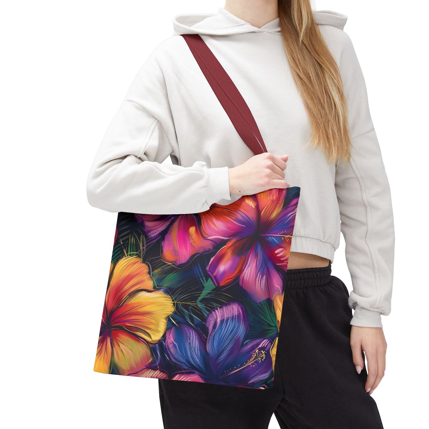 Tropical Floral Tote Bag