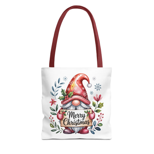 Festive Christmas Gnome Tote Bag