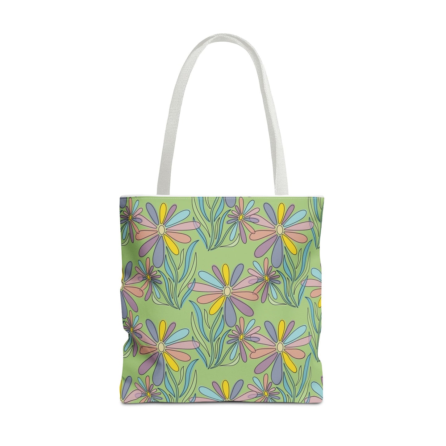 Floral Pattern Tote Bag, Gift for Garden Lovers