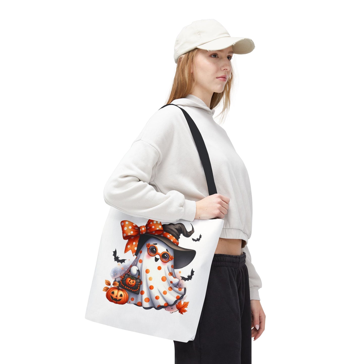 Whimsical Halloween Ghost Tote Bag