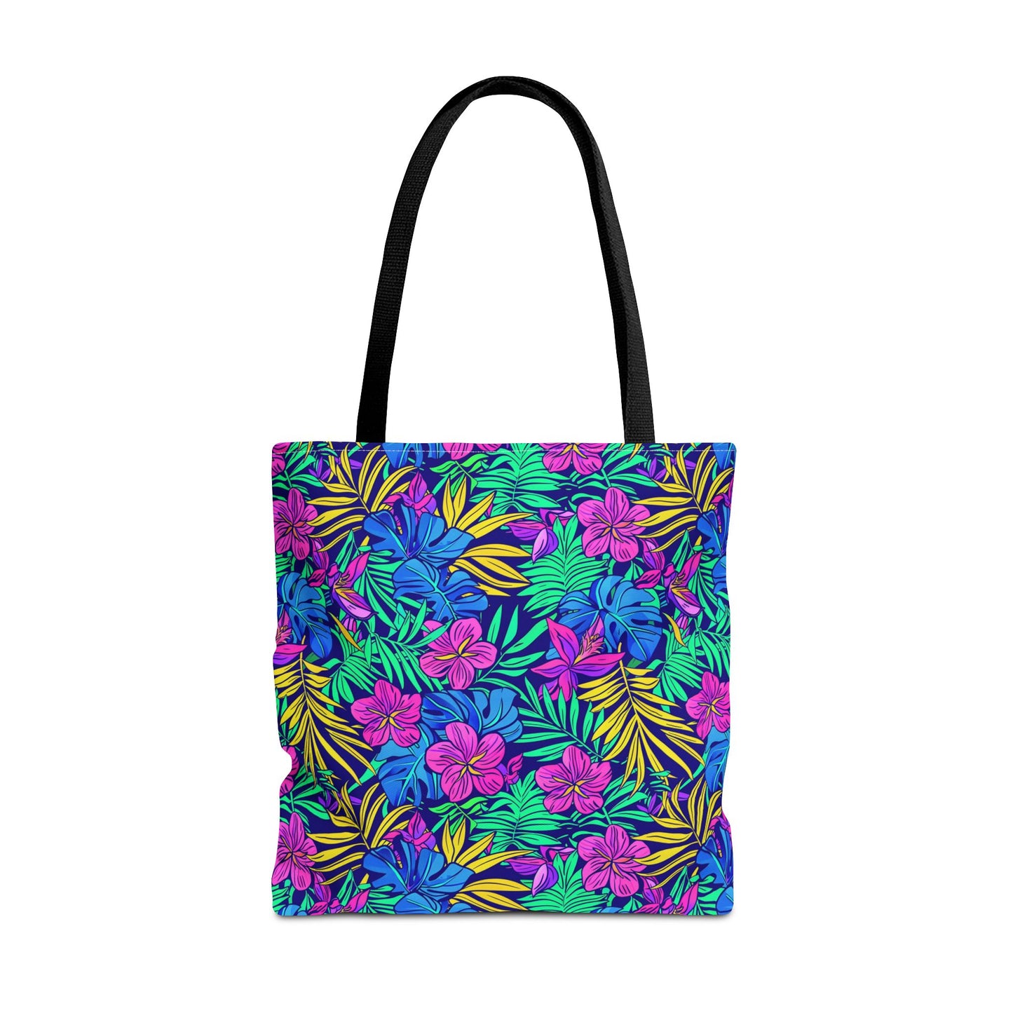 Tropical Floral Tote Bag, Beach Bag, Shopping Tote