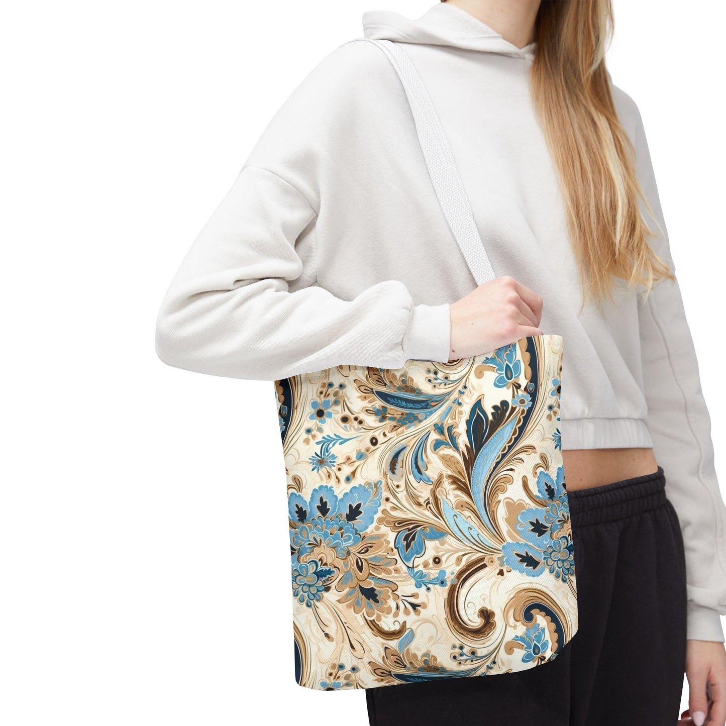 Elegant Floral Tote Bag
