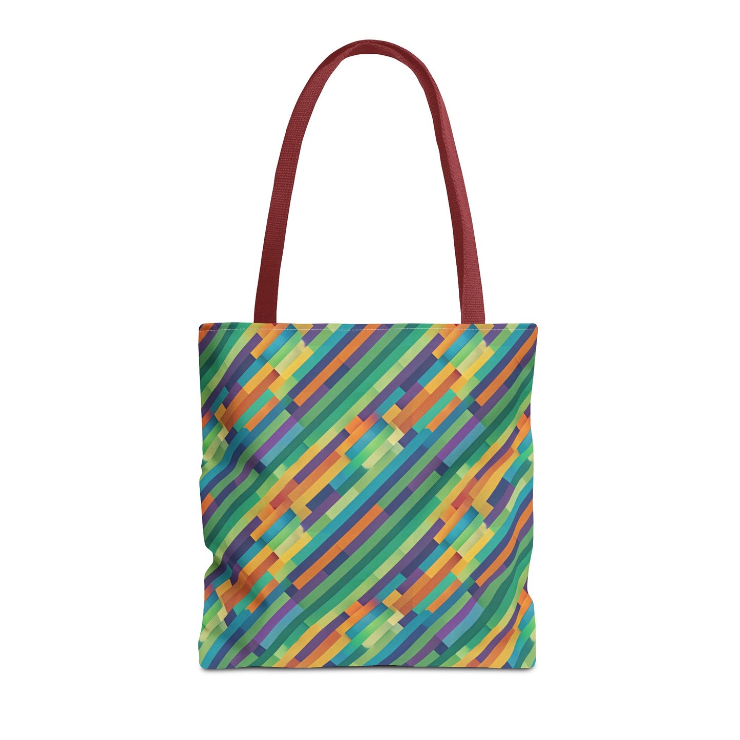 Vibrant Striped Tote Bag