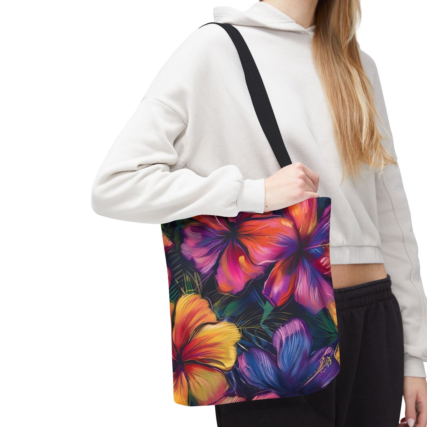 Tropical Floral Tote Bag