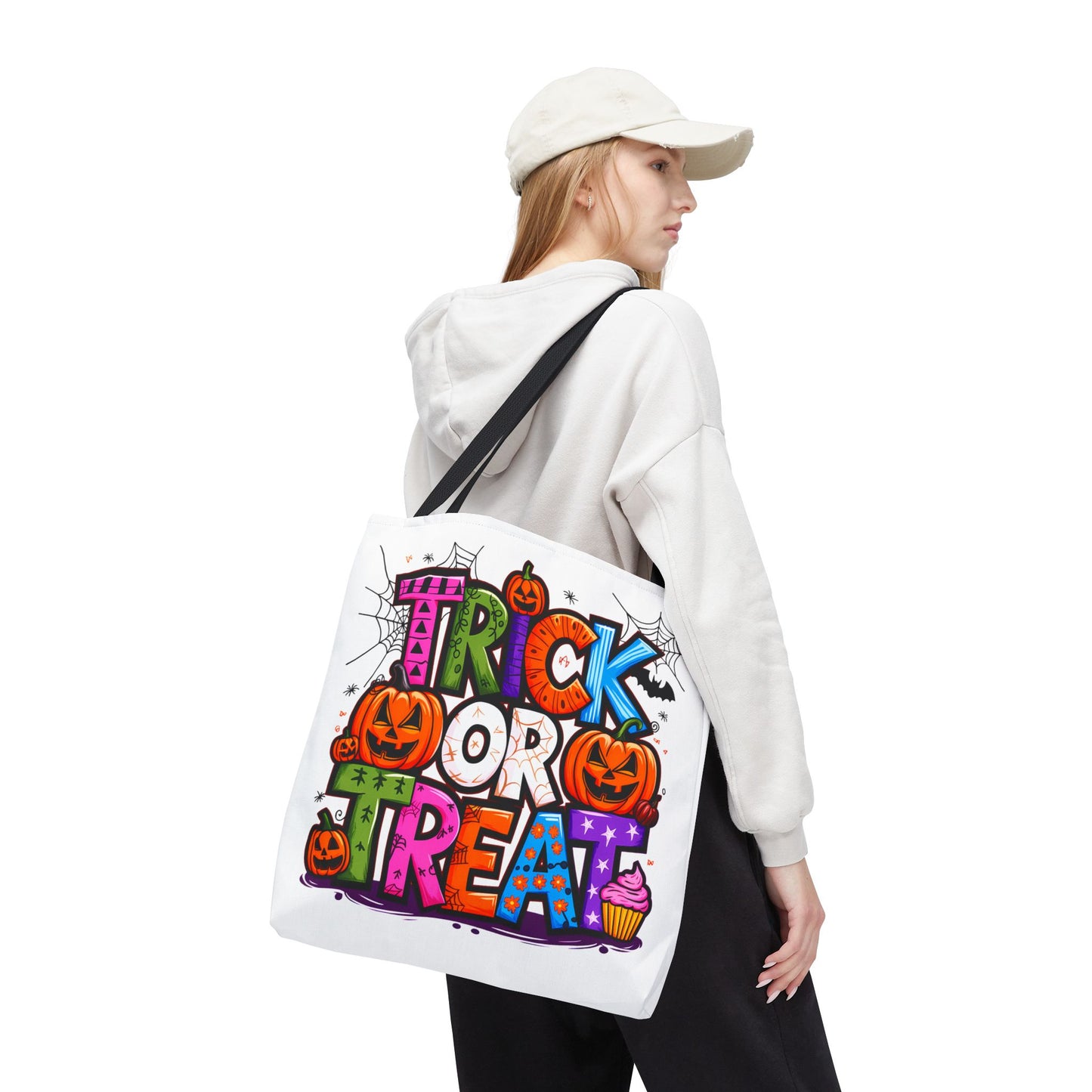 Halloween Trick or Treat Tote Bag, Spooky Gift