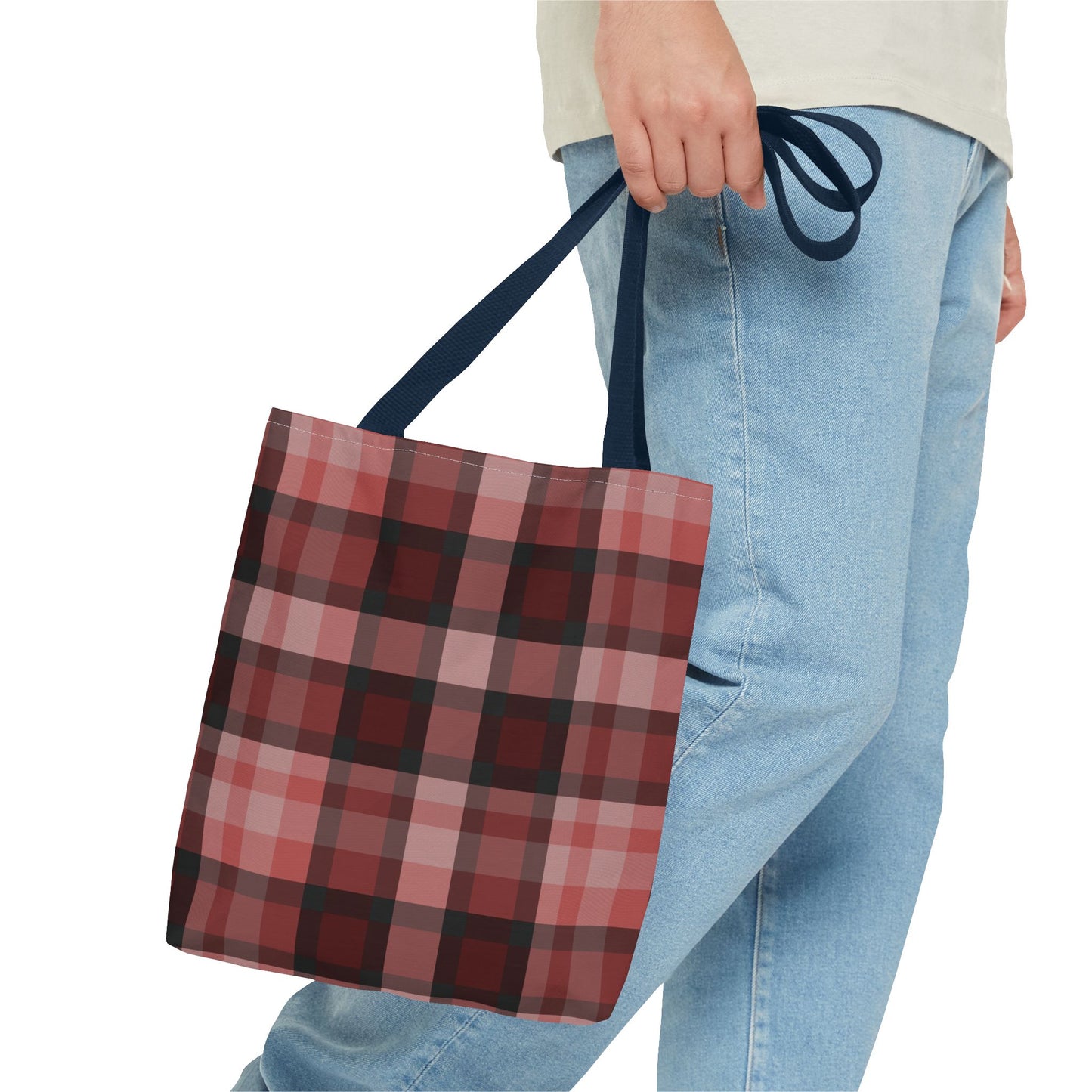 Cozy Plaid Tote Bag, Perfect for Fashionistas