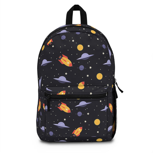 Cosmic Adventure Backpack - Space-themed Design for Kids
