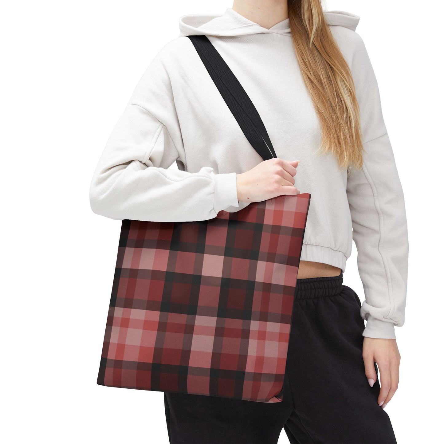 Cozy Plaid Tote Bag, Perfect for Fashionistas