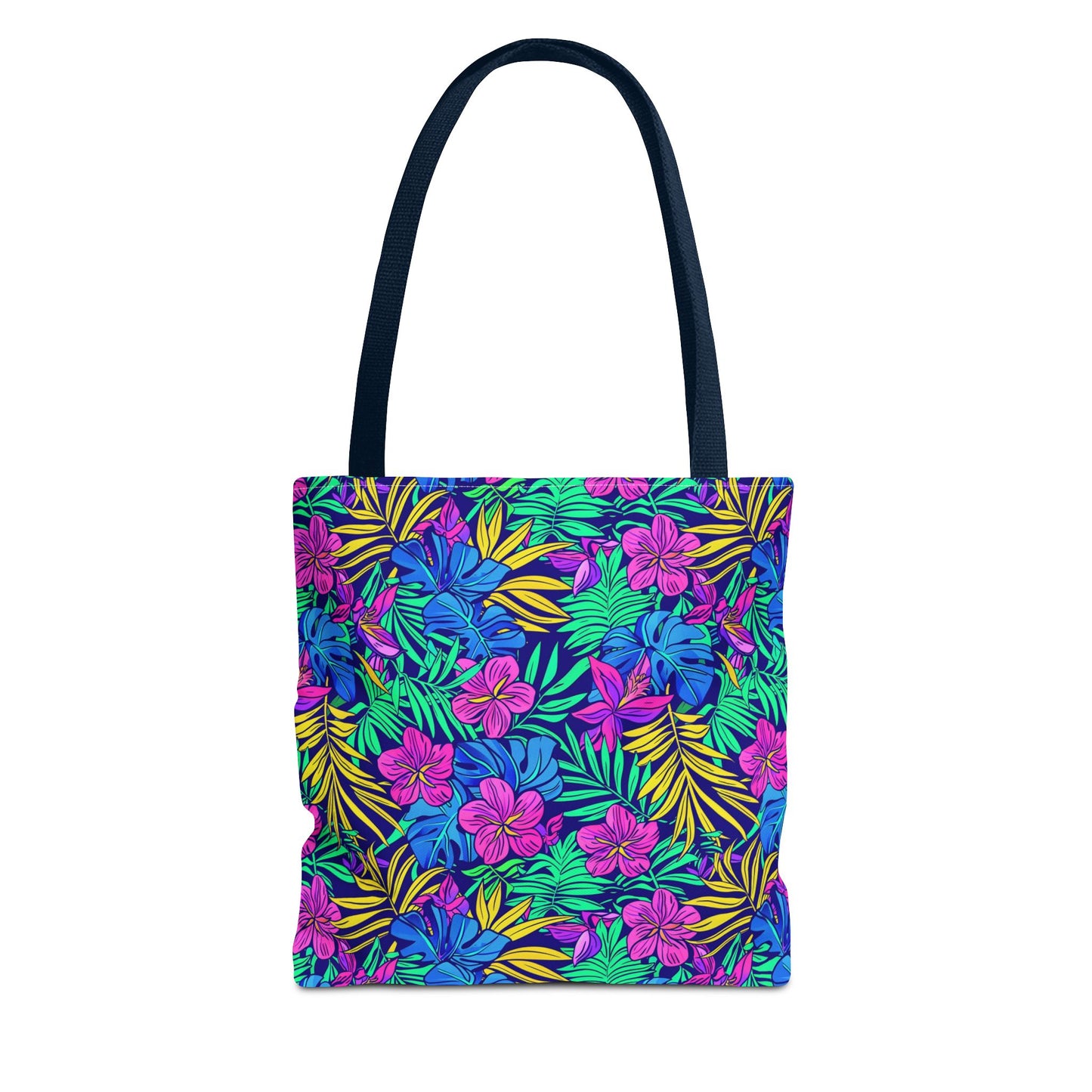 Tropical Floral Tote Bag, Beach Bag, Shopping Tote