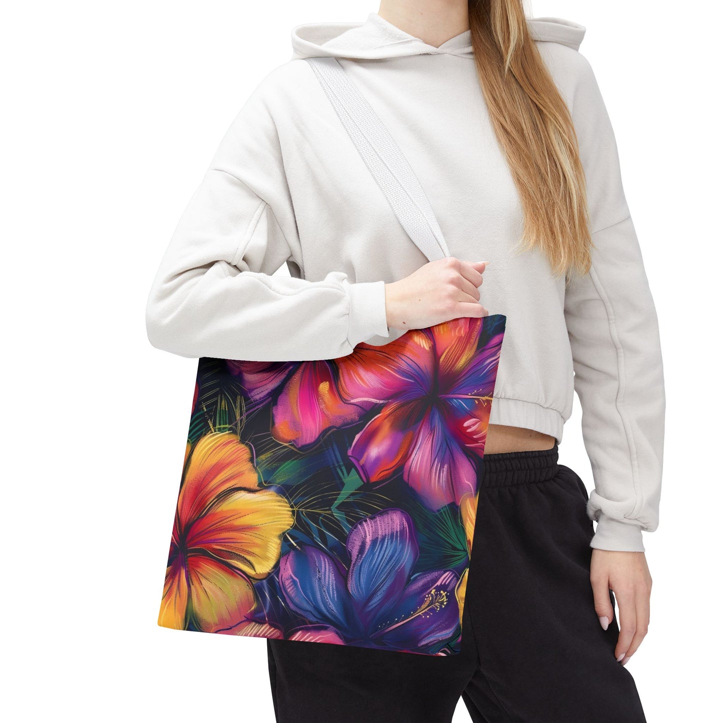 Tropical Floral Tote Bag