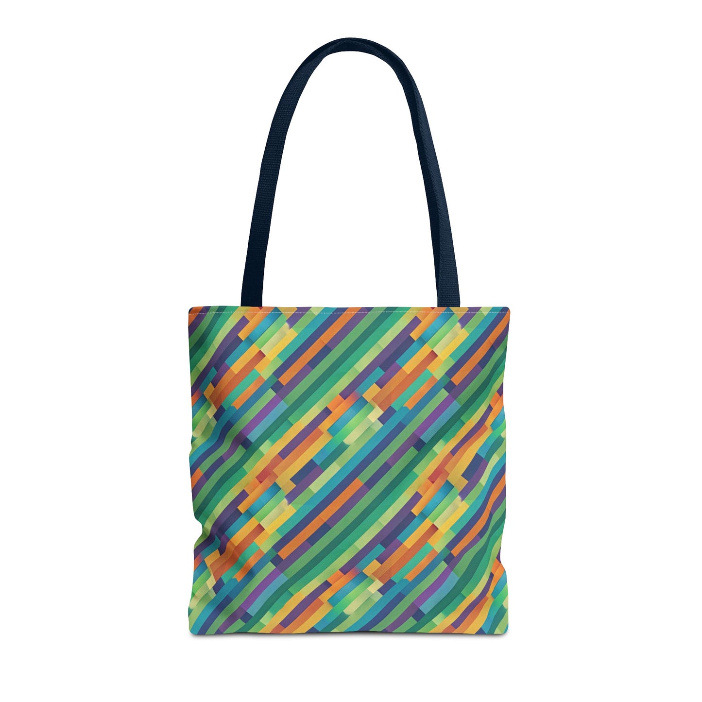 Vibrant Striped Tote Bag