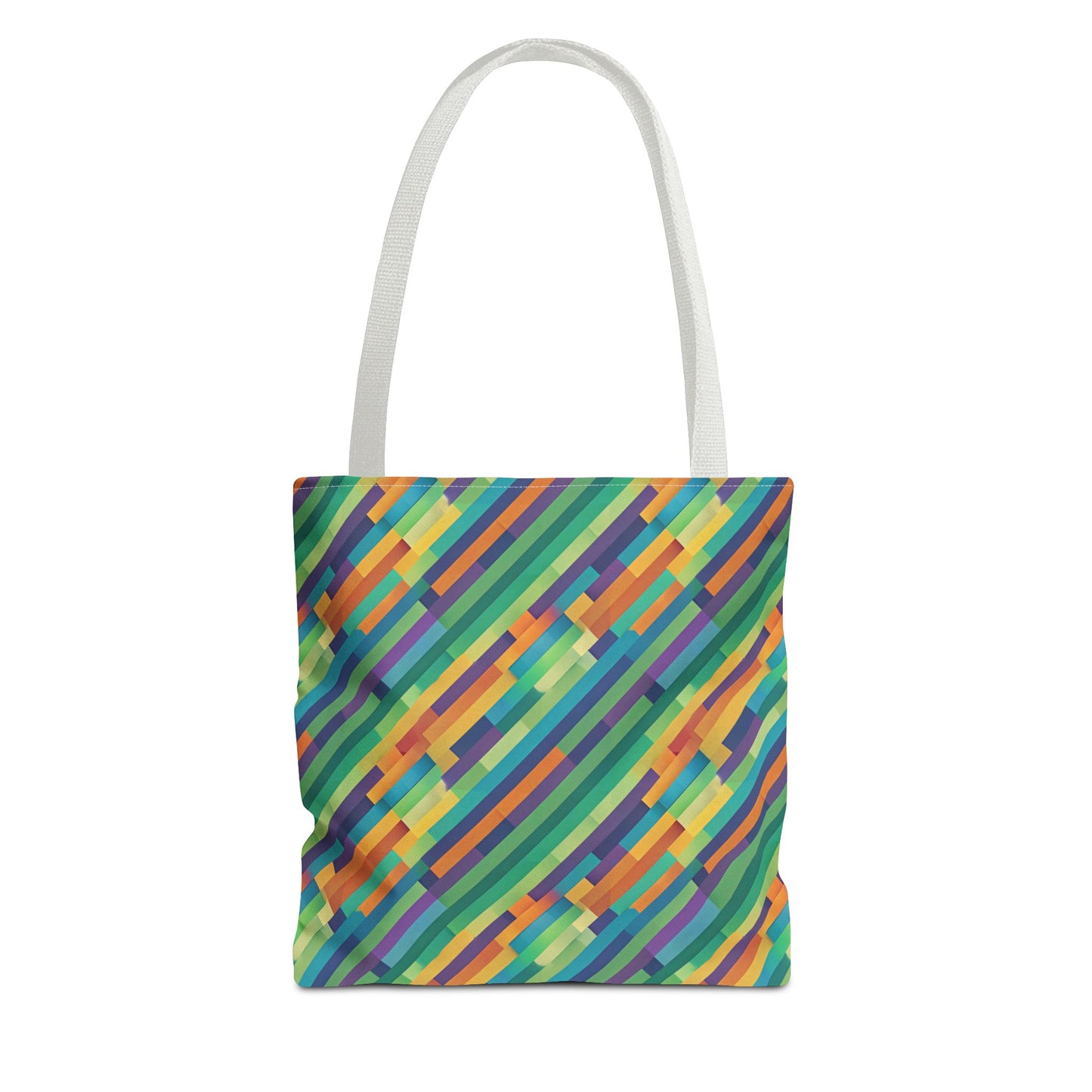 Vibrant Striped Tote Bag