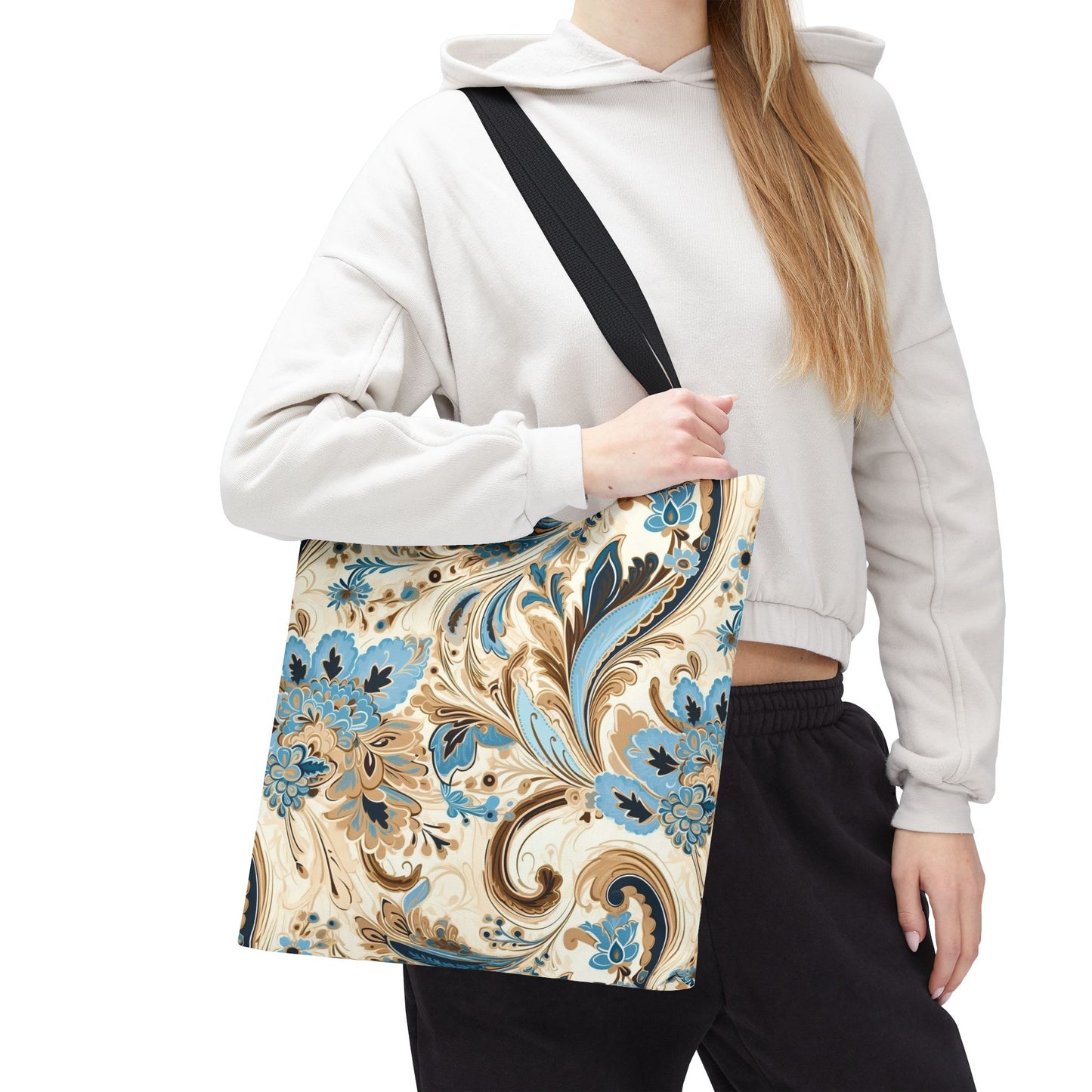Elegant Floral Tote Bag