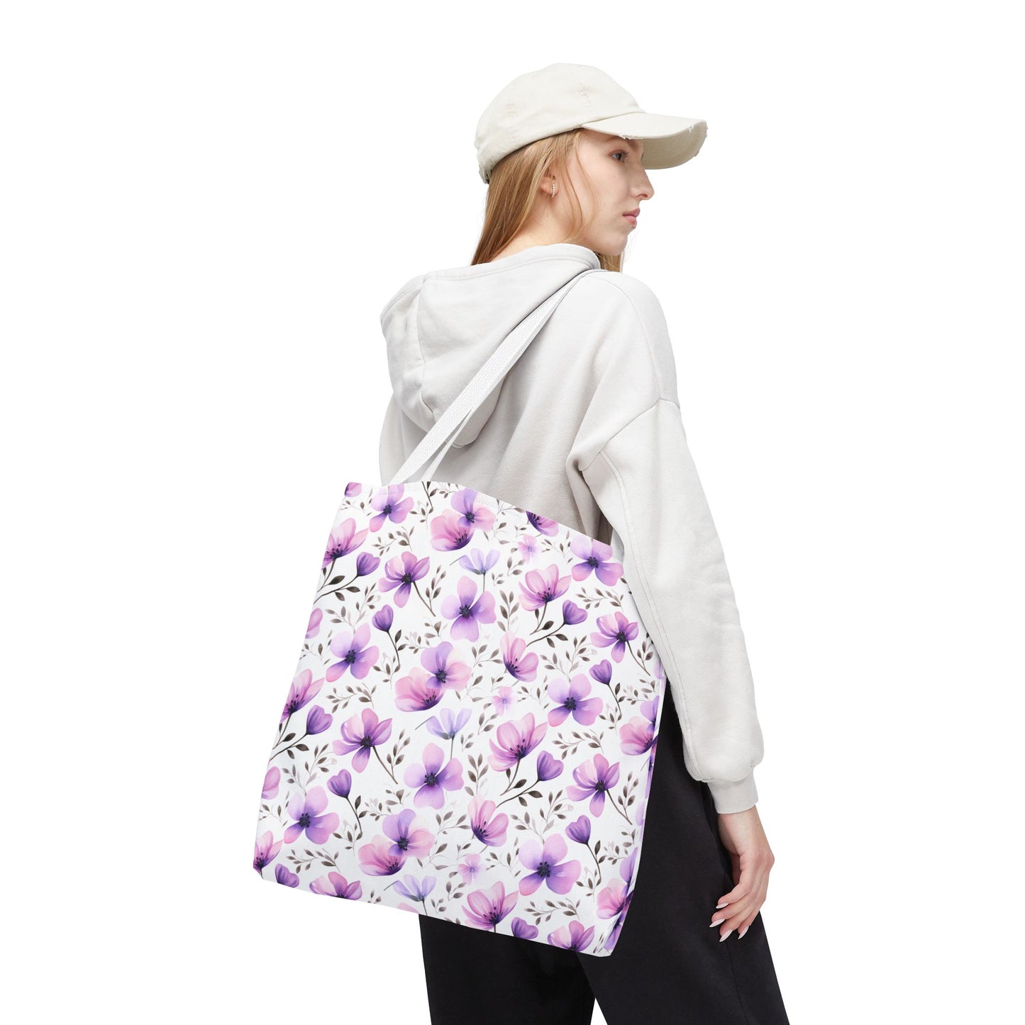 Watercolor Floral Tote Bag