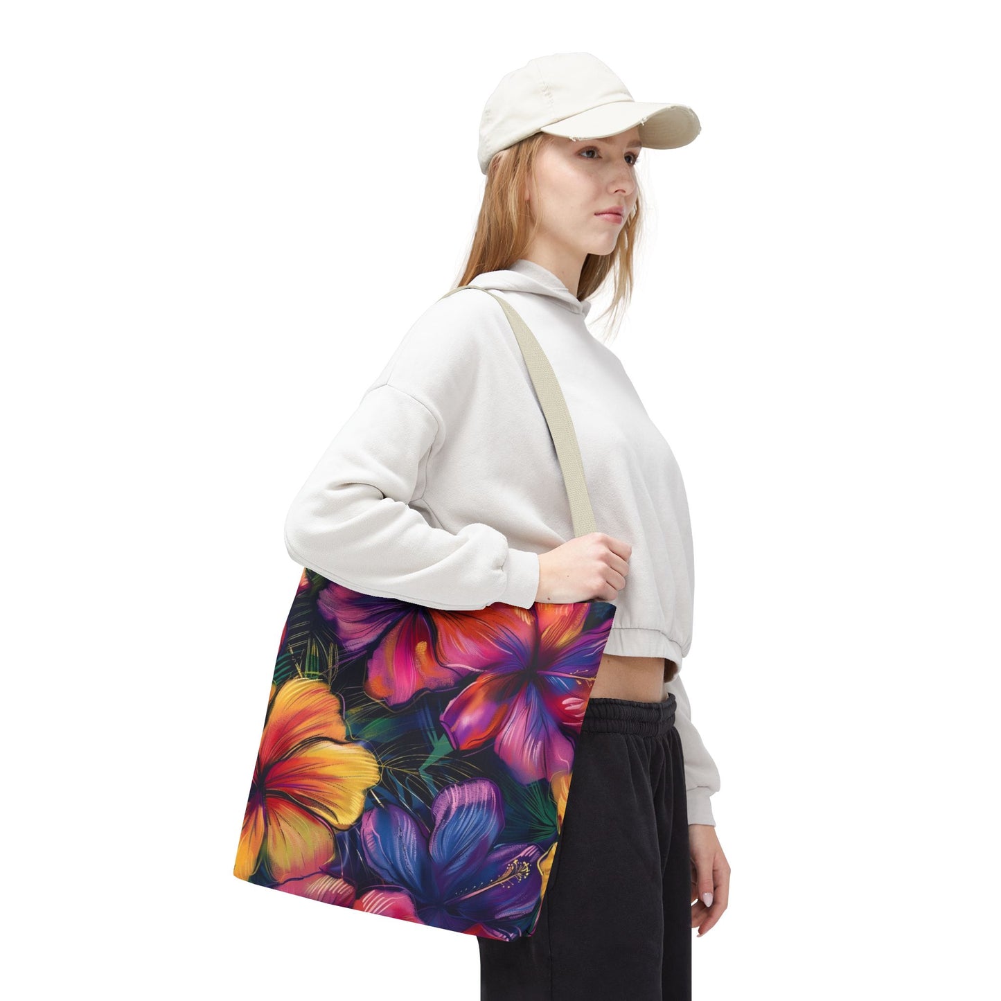 Tropical Floral Tote Bag
