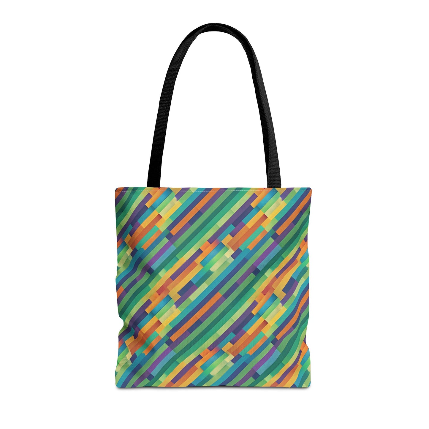 Vibrant Striped Tote Bag