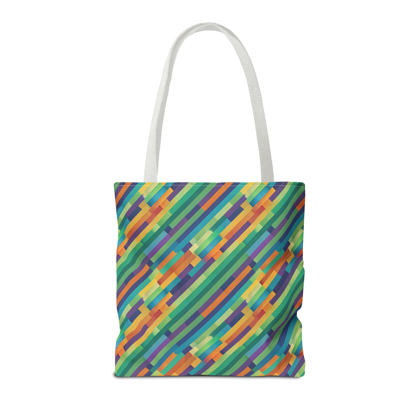 Vibrant Striped Tote Bag
