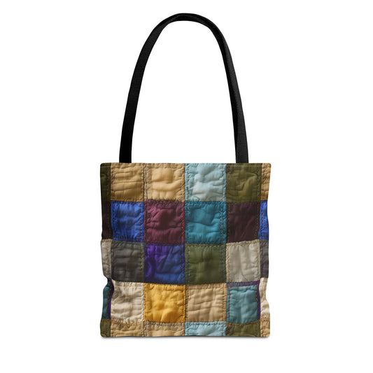 Colorful Patchwork Tote Bag, Stylish & Functional Carryall for Everyday Use