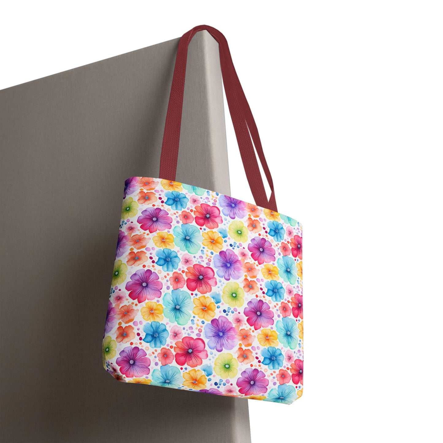 Vibrant Floral Tote Bag, Perfect Gift for Mother's Day, Bright Summer Accessory