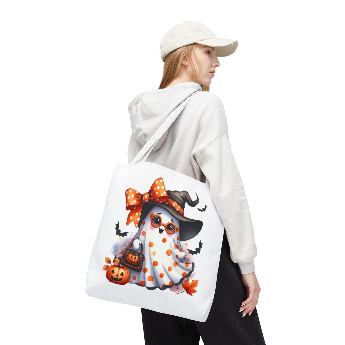 Whimsical Halloween Ghost Tote Bag