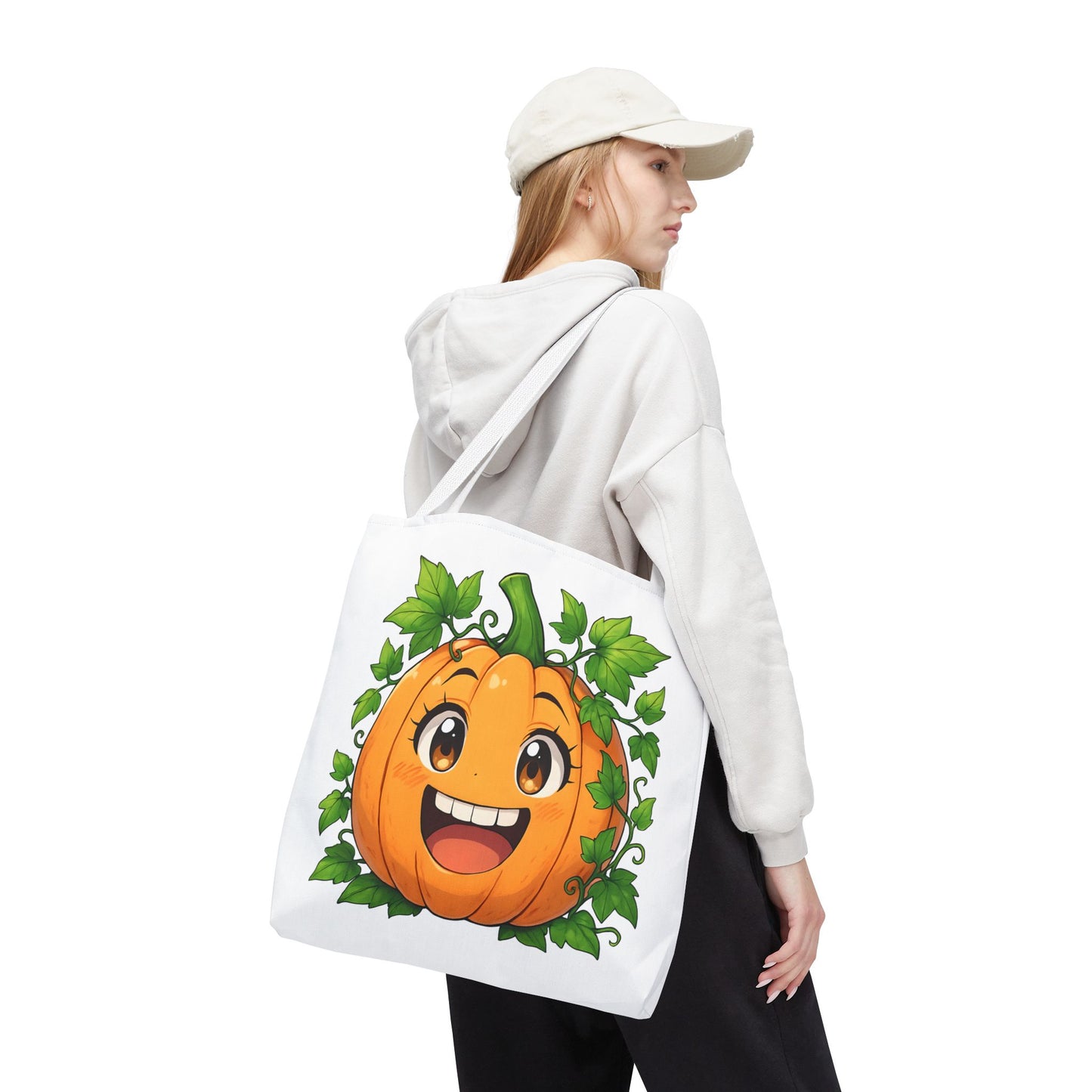 Cute Pumpkin Tote Bag for Fall