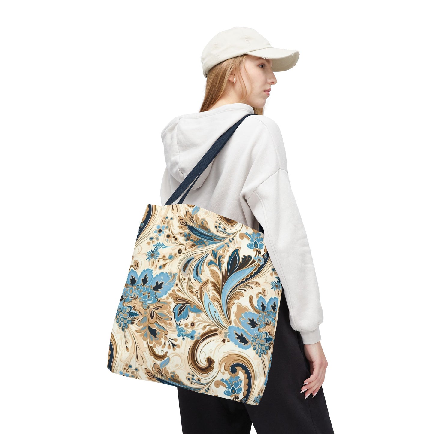 Elegant Floral Tote Bag