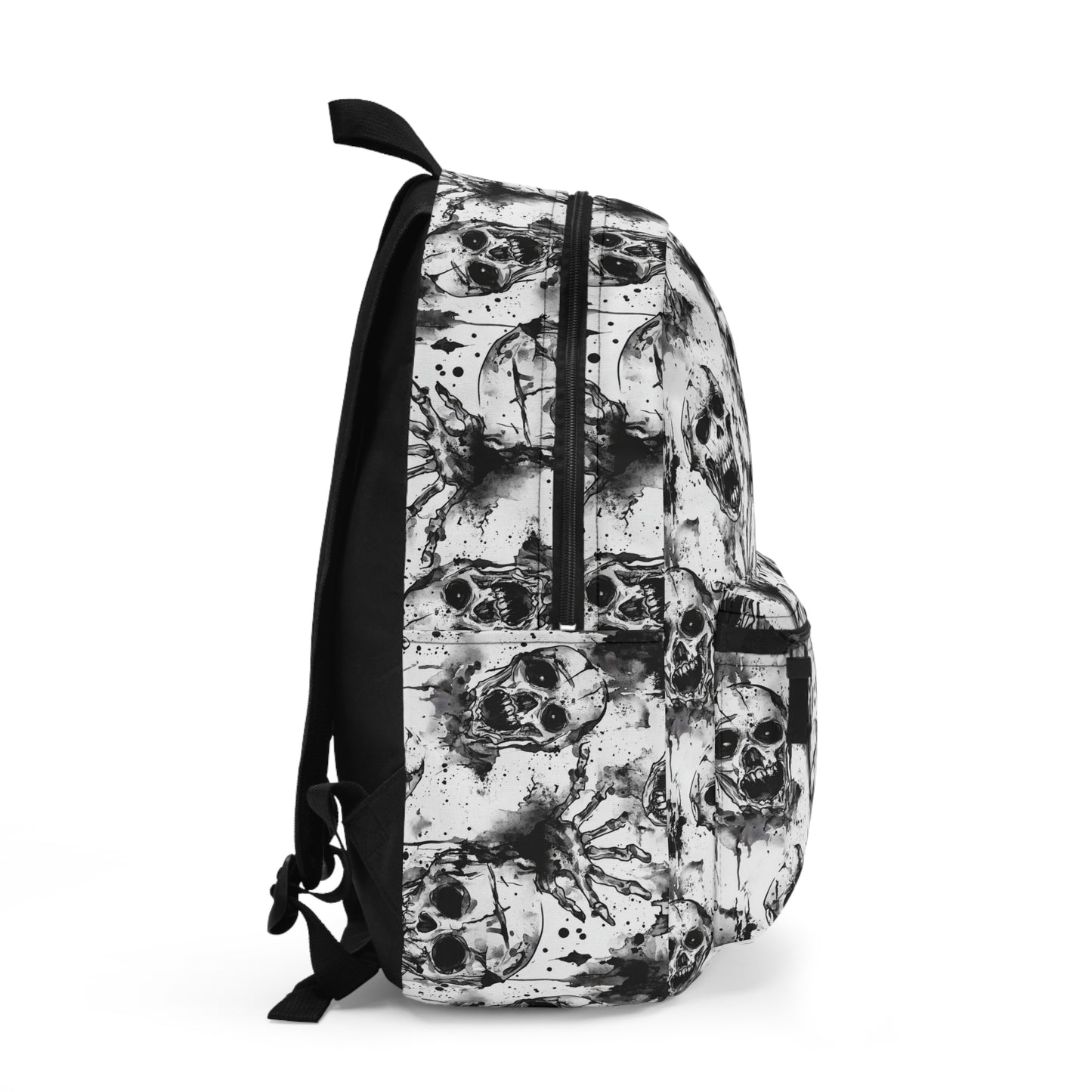 Gothic Skull Print Backpack