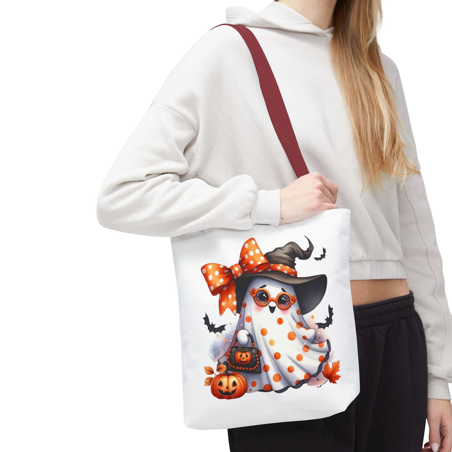 Whimsical Halloween Ghost Tote Bag
