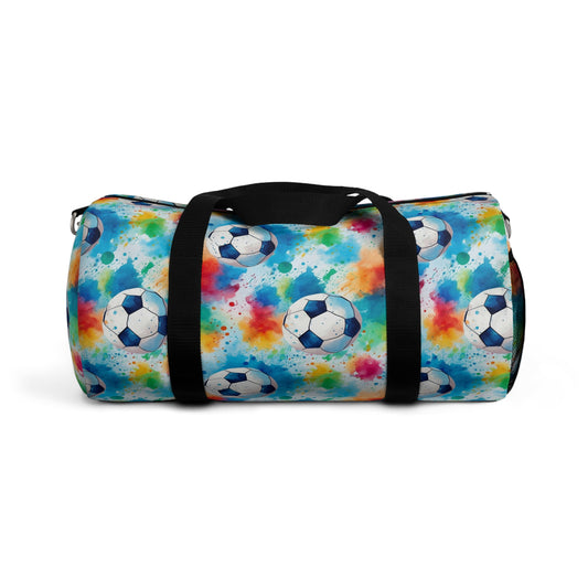 Colorful Soccer Duffel Bag