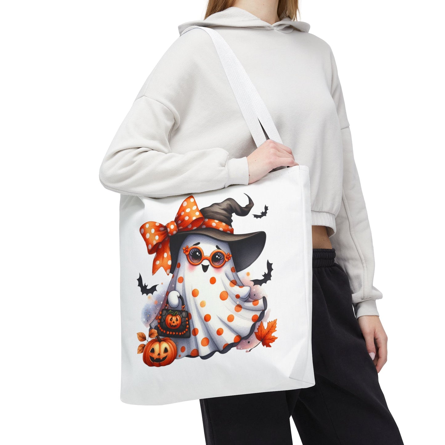 Whimsical Halloween Ghost Tote Bag