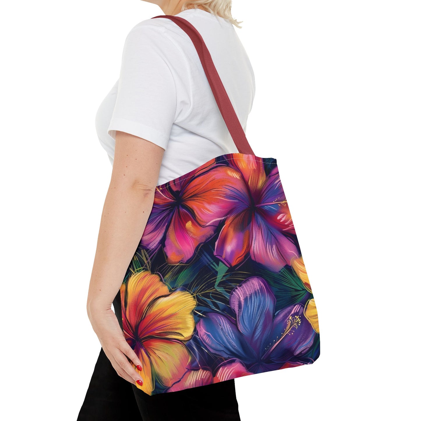 Tropical Floral Tote Bag