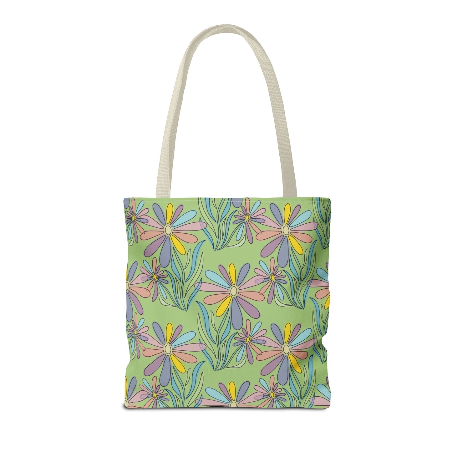 Floral Pattern Tote Bag, Gift for Garden Lovers
