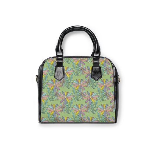 Whimsical Floral Shoulder Handbag