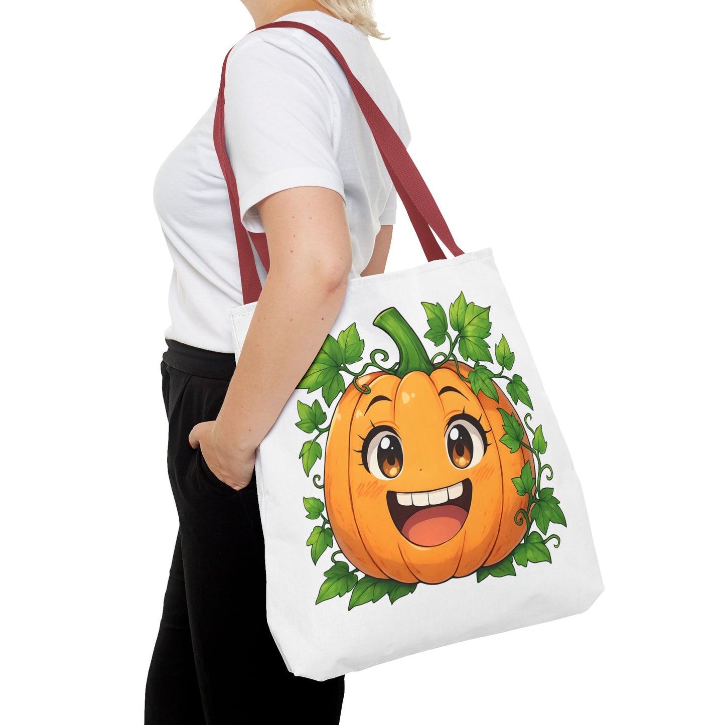 Cute Pumpkin Tote Bag for Fall