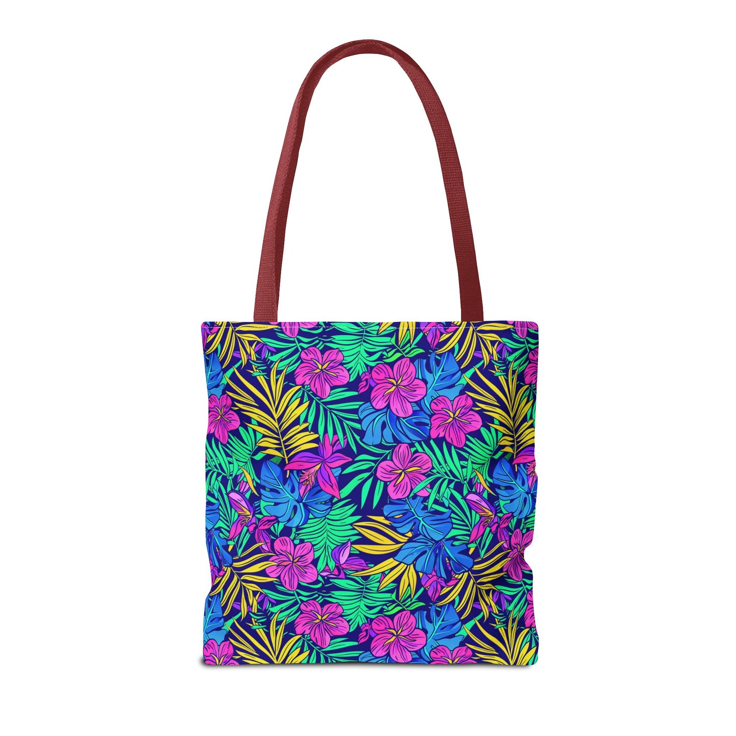 Tropical Floral Tote Bag, Beach Bag, Shopping Tote