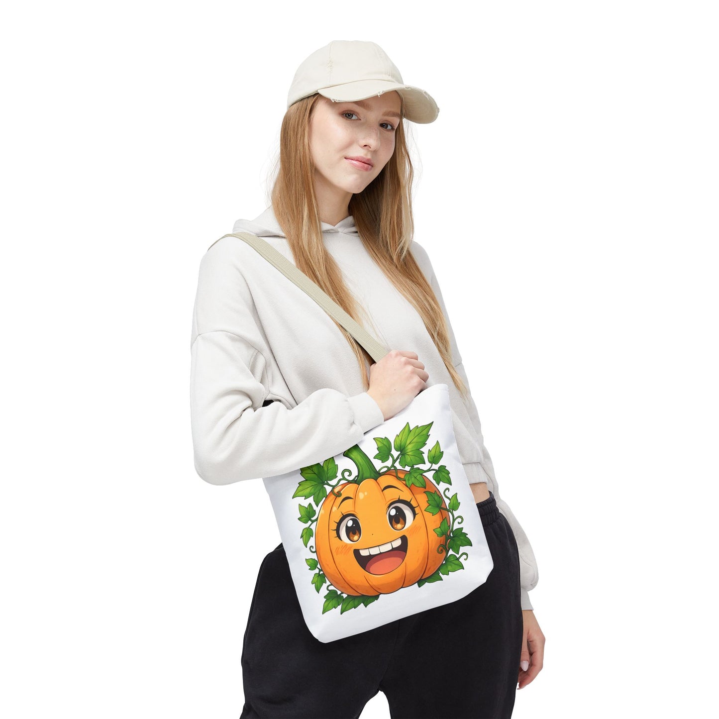 Cute Pumpkin Tote Bag for Fall