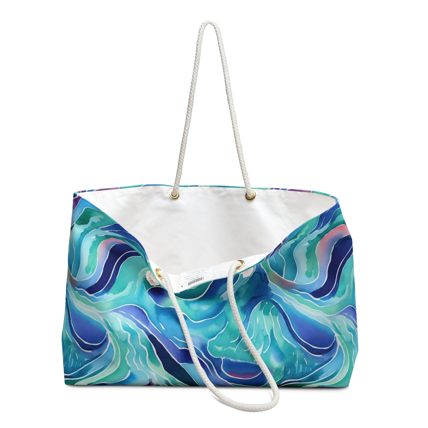 Abstract Ocean Wave Weekender Bag