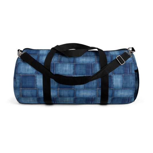Denim Look Duffel Bag
