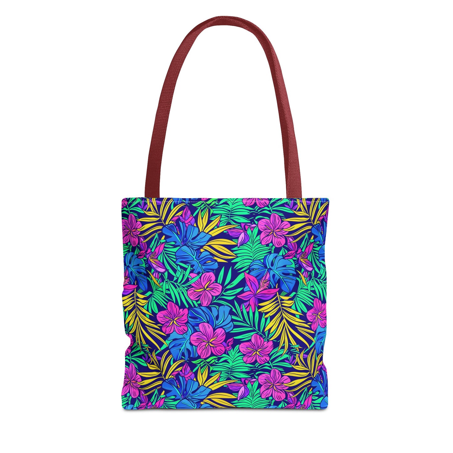 Tropical Floral Tote Bag, Beach Bag, Shopping Tote