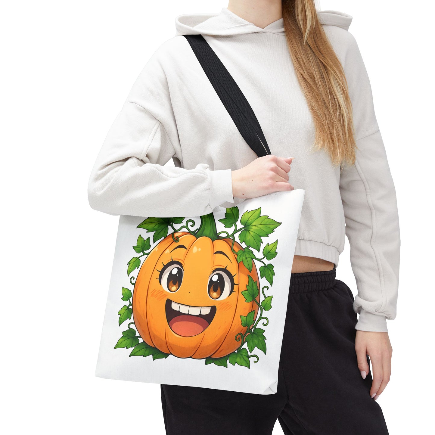 Cute Pumpkin Tote Bag for Fall
