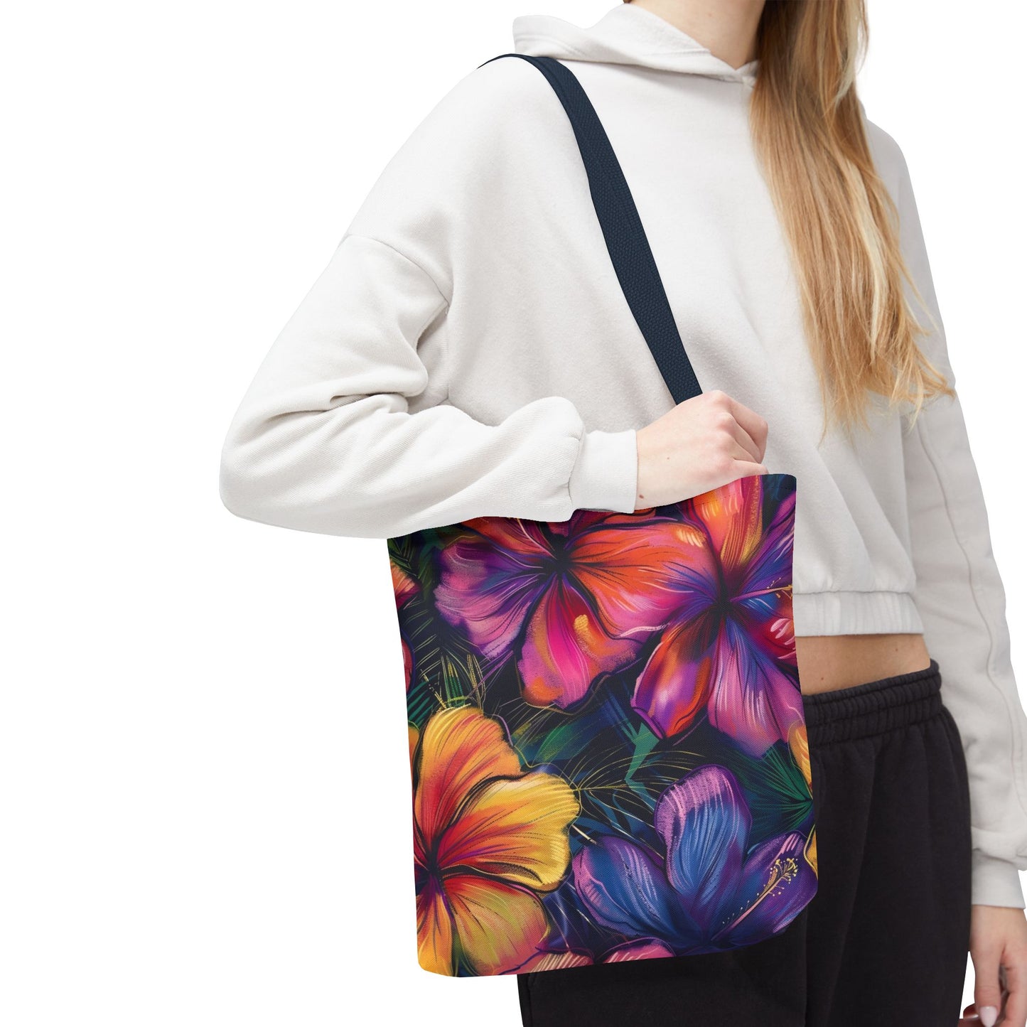 Tropical Floral Tote Bag
